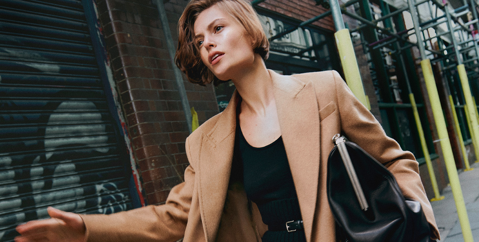 ☆MaxMara☆直営店買付☆上品Olimpia Jacket/RUNWAY/FALSTER Olimpia: Iconic Double-breasted Jacket in Pure Camel Hair